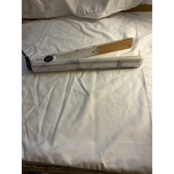 CHI "Mod Marble" 1" Ceramic Hairstyling Flat Iron White Model GF8192 - Tested - Picture 3 of 7